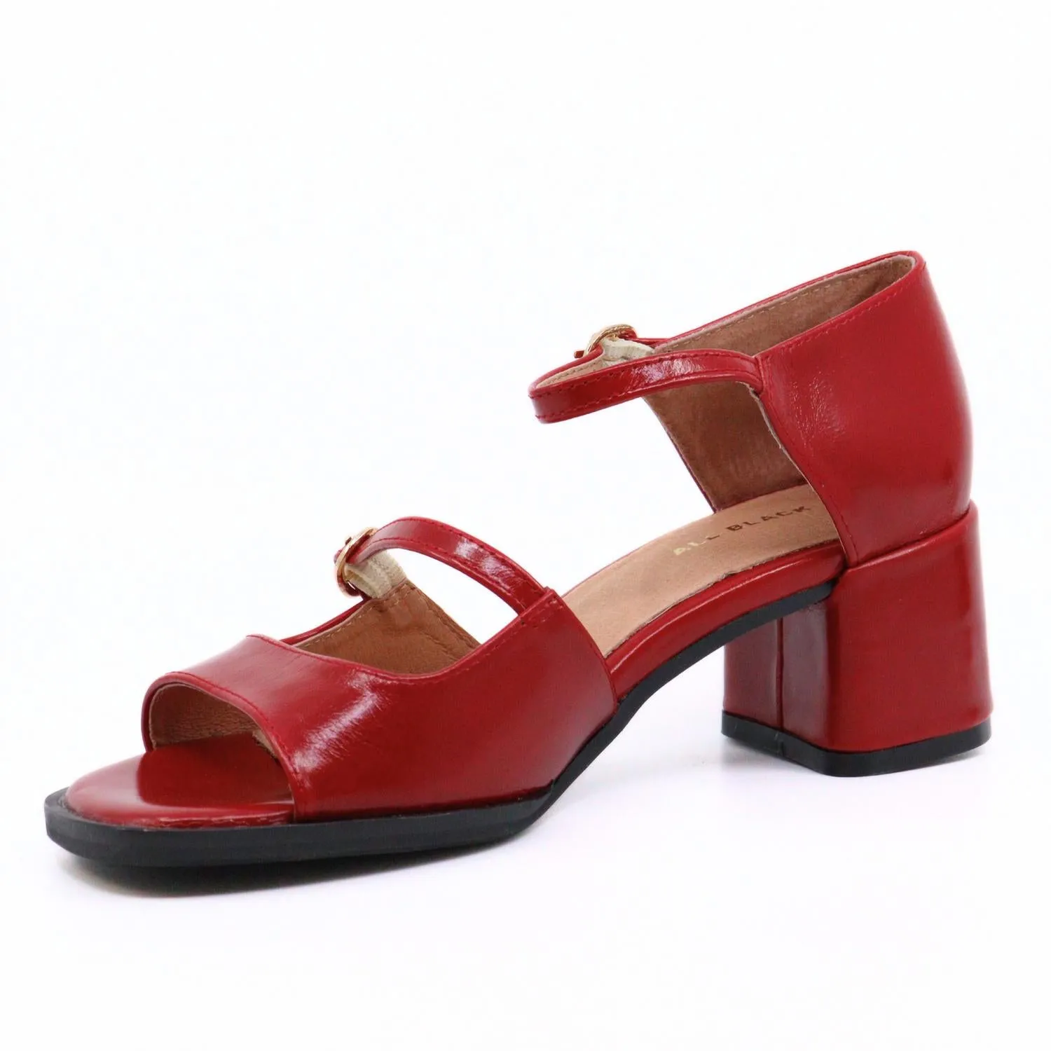 All Black - Women's Double Jane Sandals