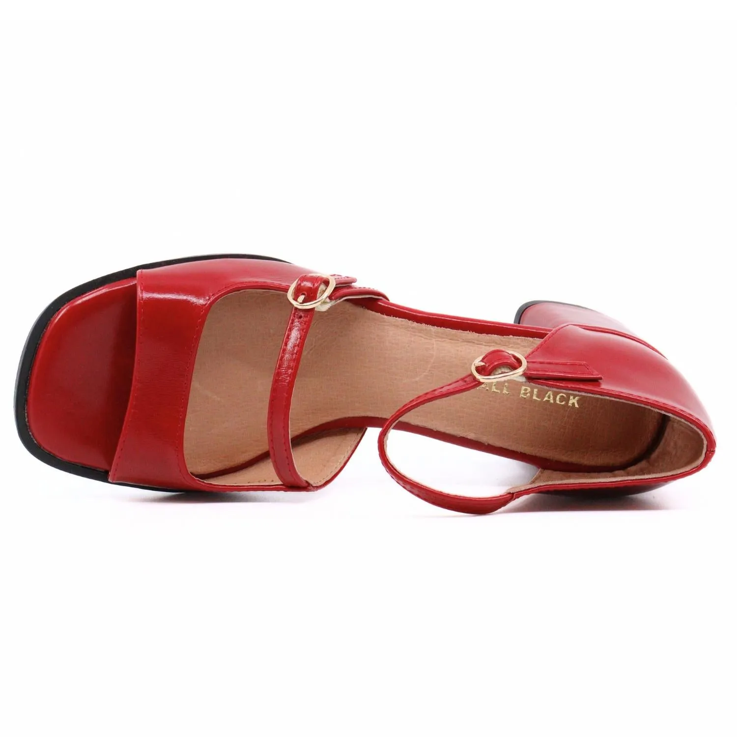 All Black - Women's Double Jane Sandals