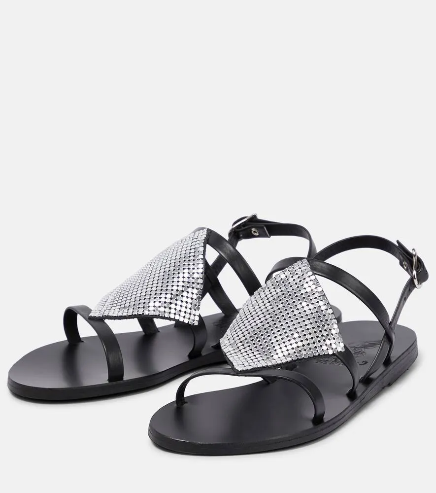 Ancient Greek Sandals Barbara leather sandals