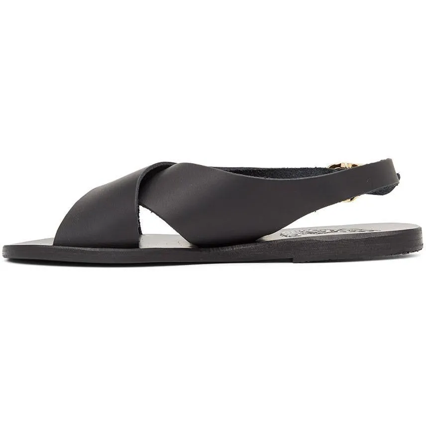 Ancient Greek Sandals Black Maria Sandals