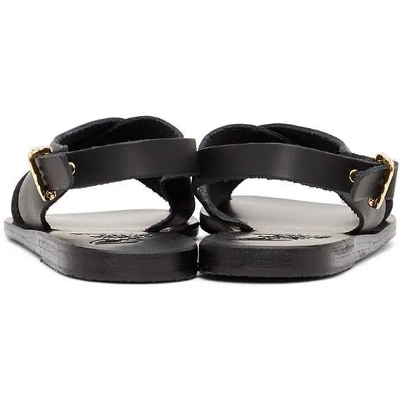 Ancient Greek Sandals Black Maria Sandals