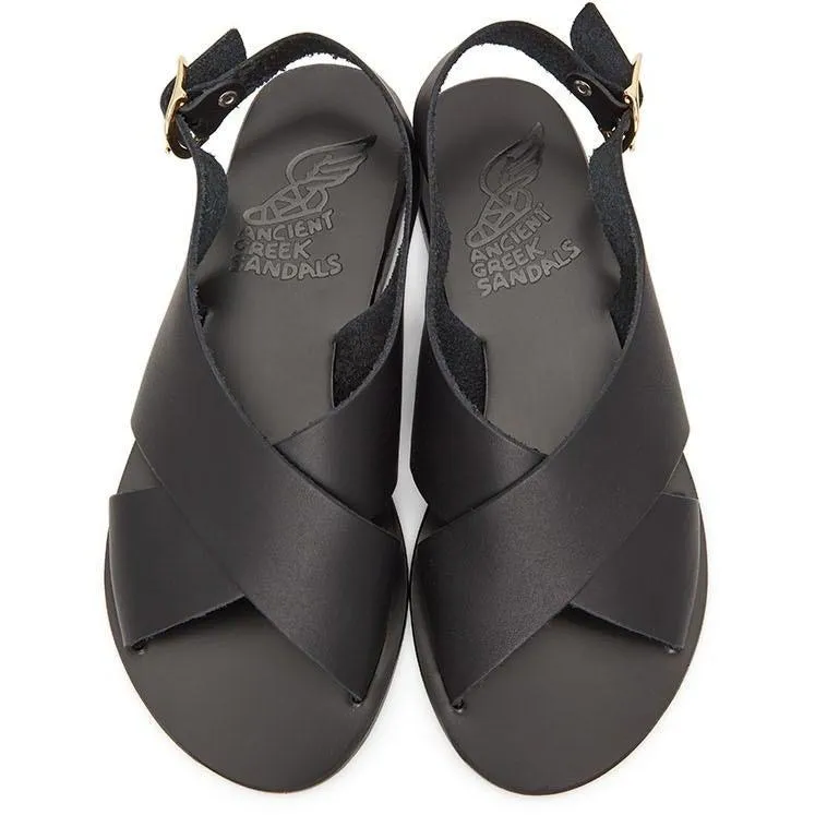 Ancient Greek Sandals Black Maria Sandals