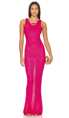 Asta Resort Natalia Dress in Fuchsia