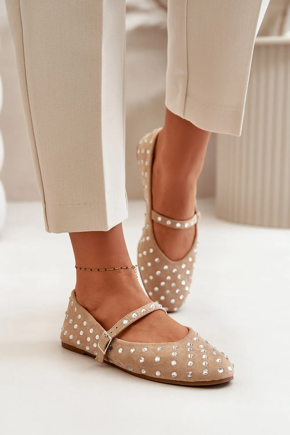 Beige Ballerinas