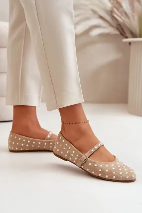 Beige Ballerinas
