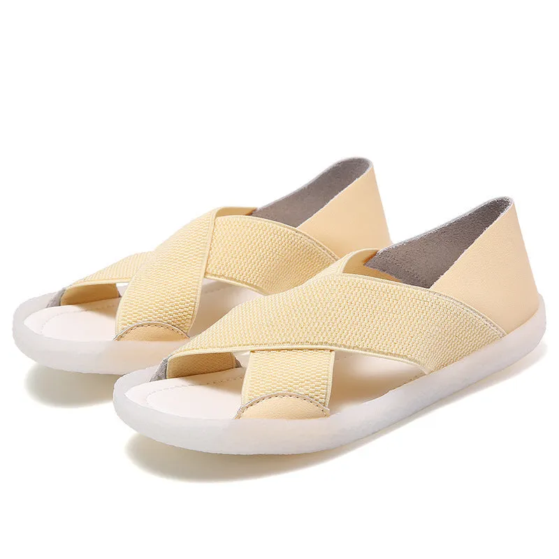 Cross-soft Soled Lightweight Sandals