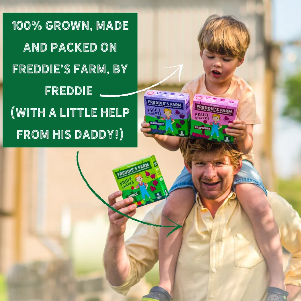Freddie's Farm Fruit Shapes - Multipack: Blueberry / 5 x 20g
