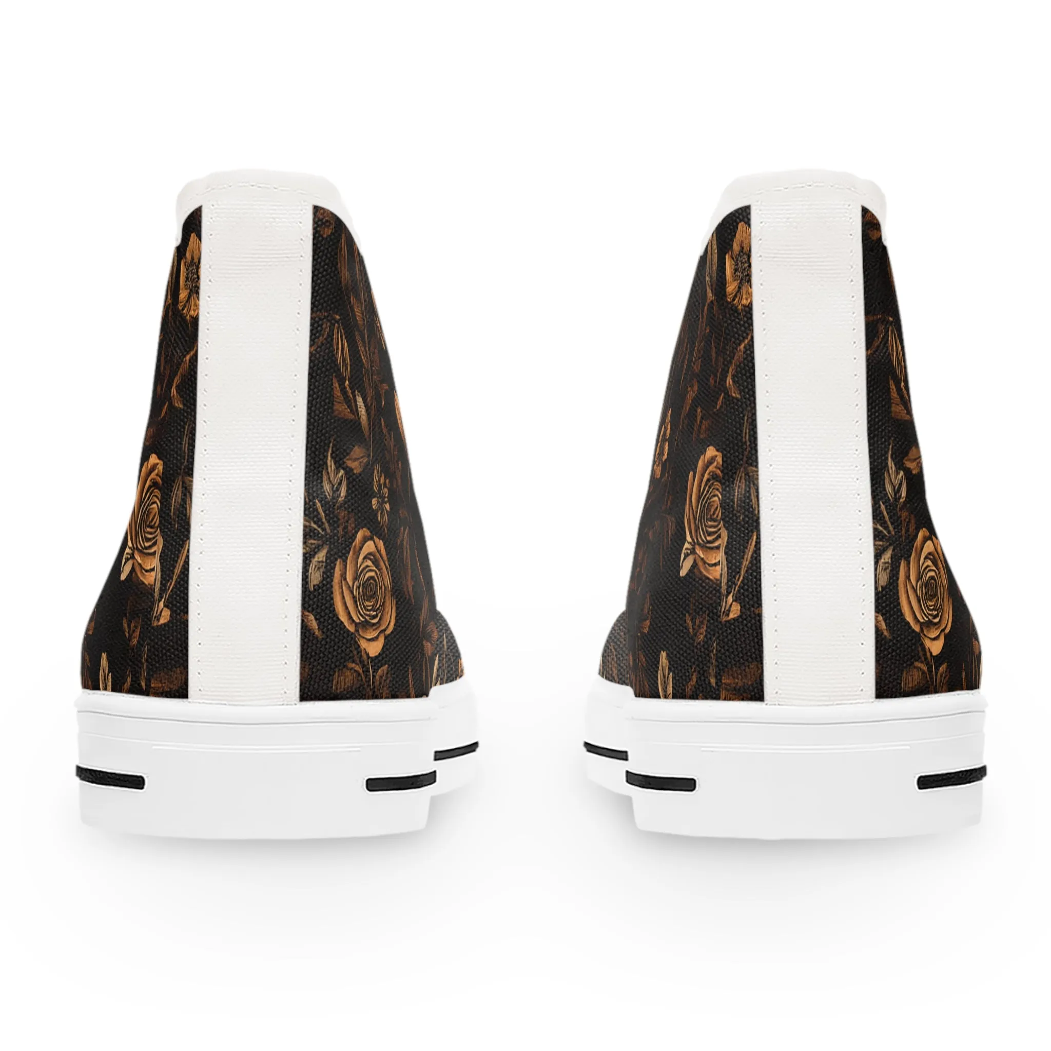 Herbstliche High-Top-Sneaker mit Blumenmuster für Damen – Stylisch & Fun
