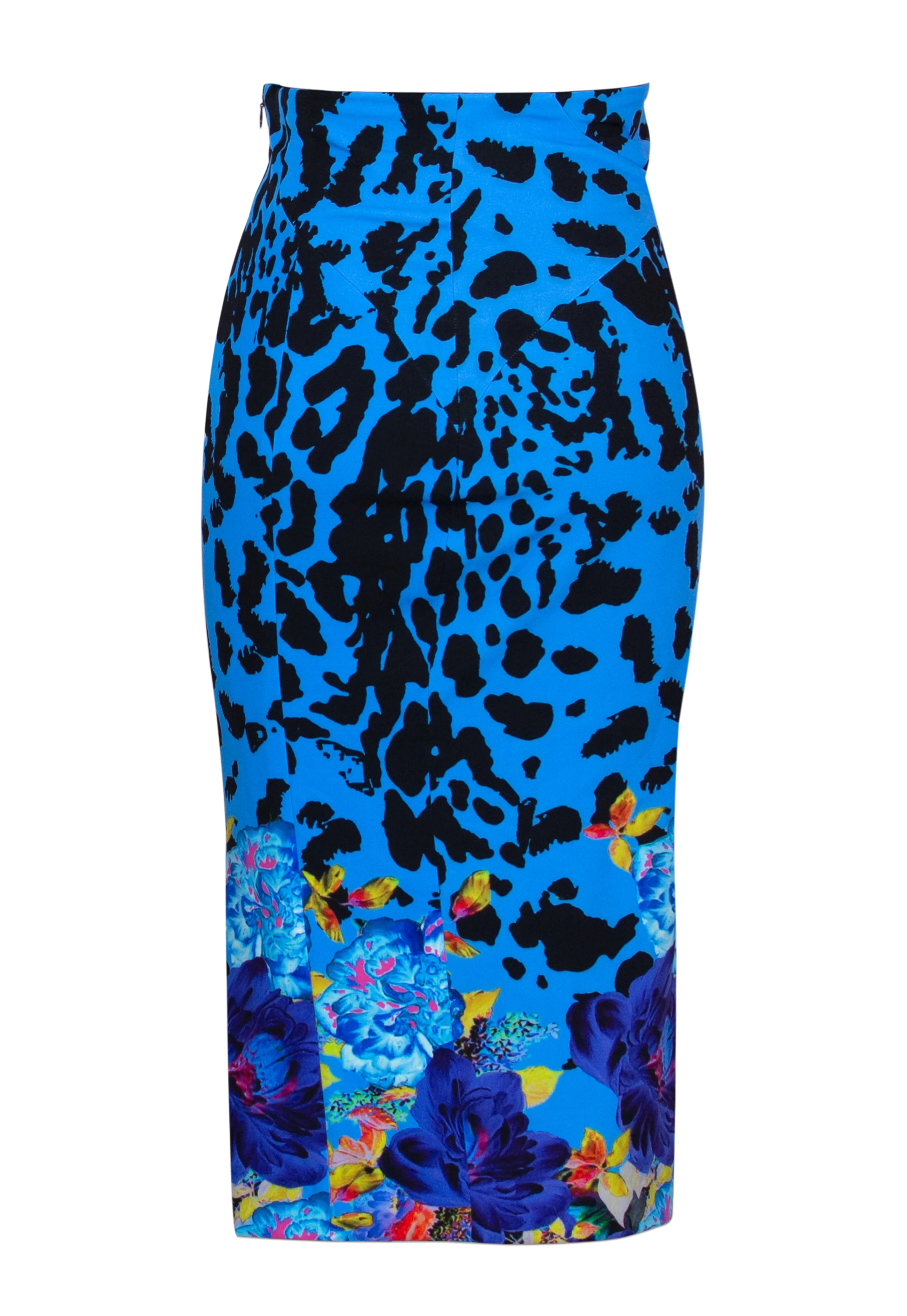 Jezebel Blue Stretch Skirt
