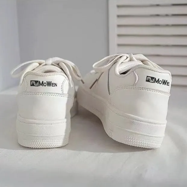 Kawaii All-match Cartoon Kitten Print Low-top Sneakers