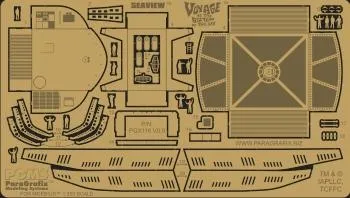 Paragraphix Details 1/350 Voyage to the Bottom of the Sea: Seaview Submarine Photo-Etch Set for MOE