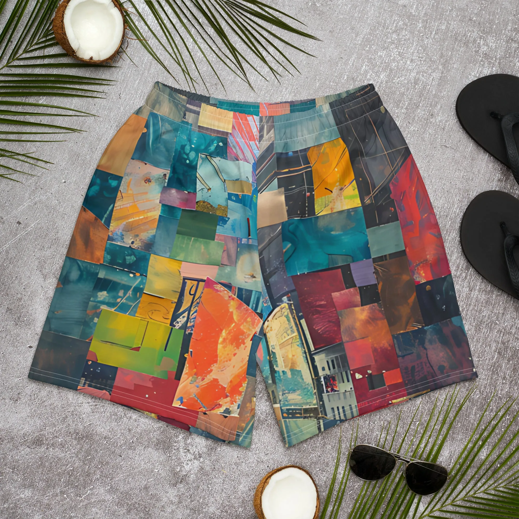 Radiant Journey All-Over Print Unisex Athletic Long Shorts