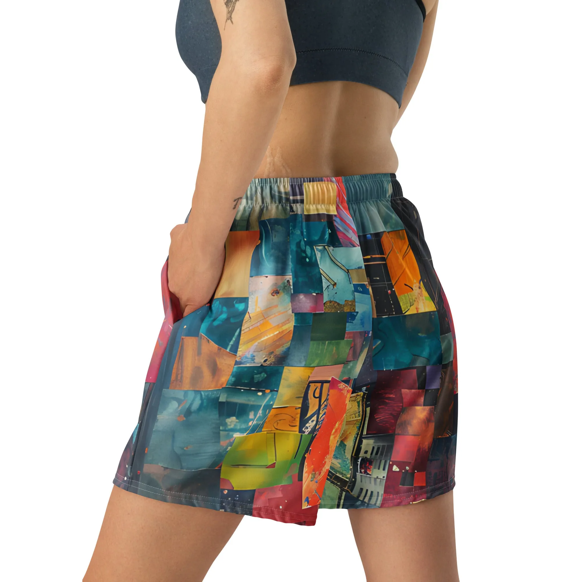 Radiant Journey All-Over Print Unisex Athletic Long Shorts