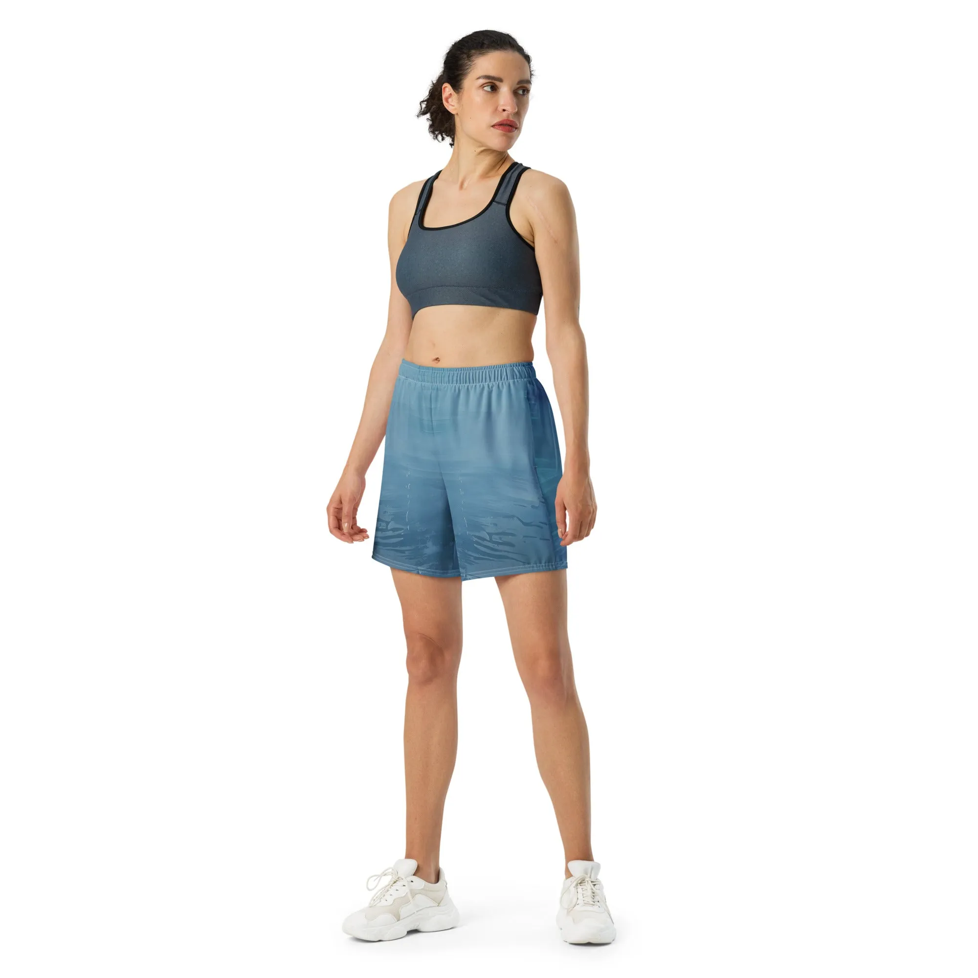 Sky Grace All-Over Print Unisex Athletic Long Shorts