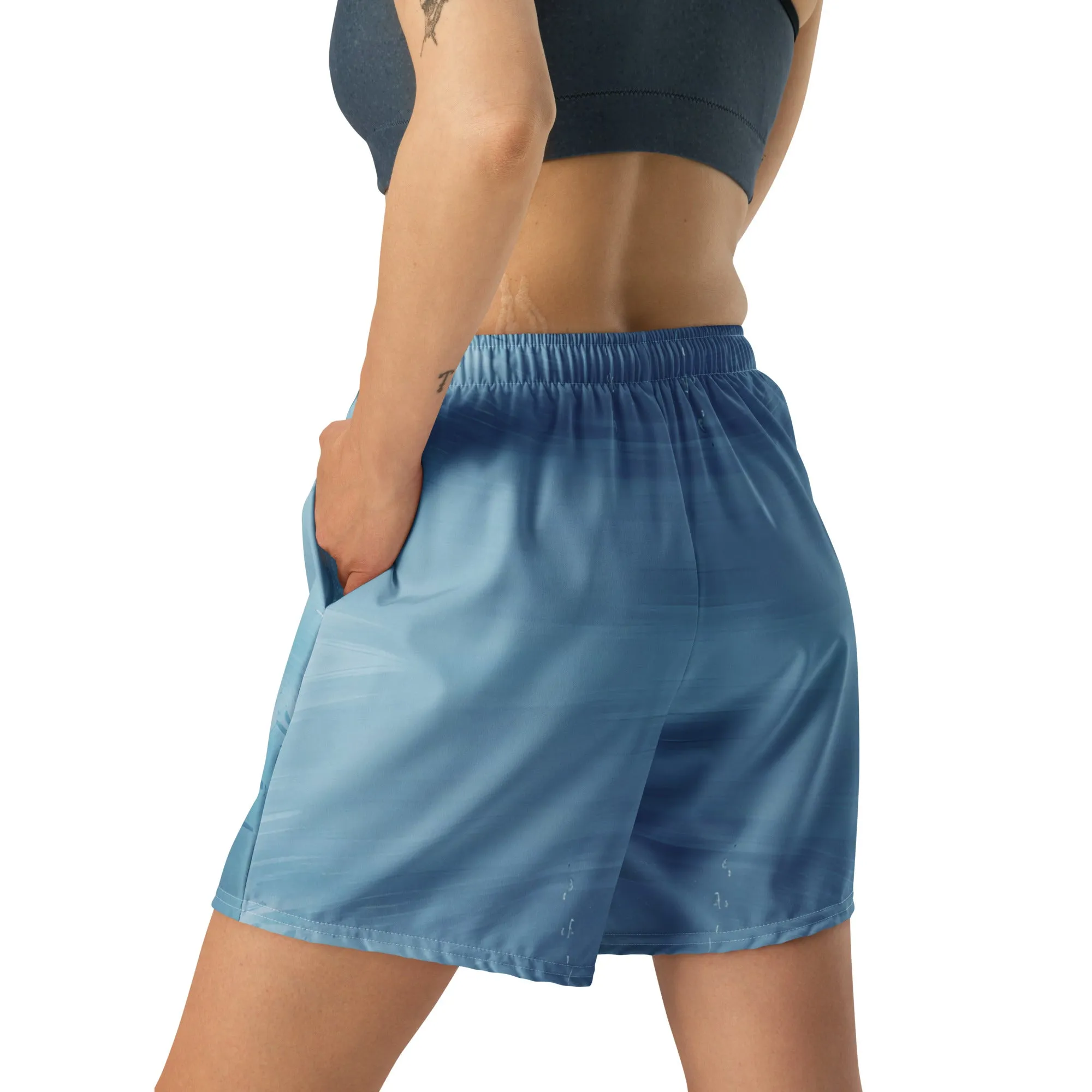Sky Grace All-Over Print Unisex Athletic Long Shorts