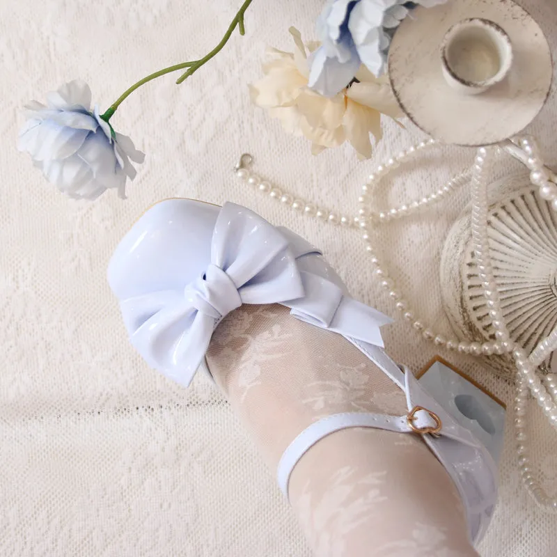 Sweet High-Heeled Heart Hollow Lolita Sandals