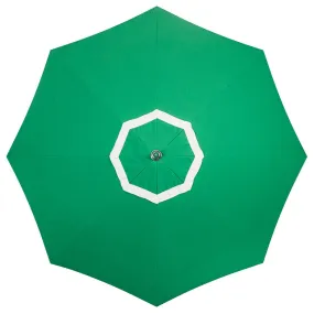 The Resort Market Umbrella - Octagon - Canopy 12' - Border Valance - Canyon Green