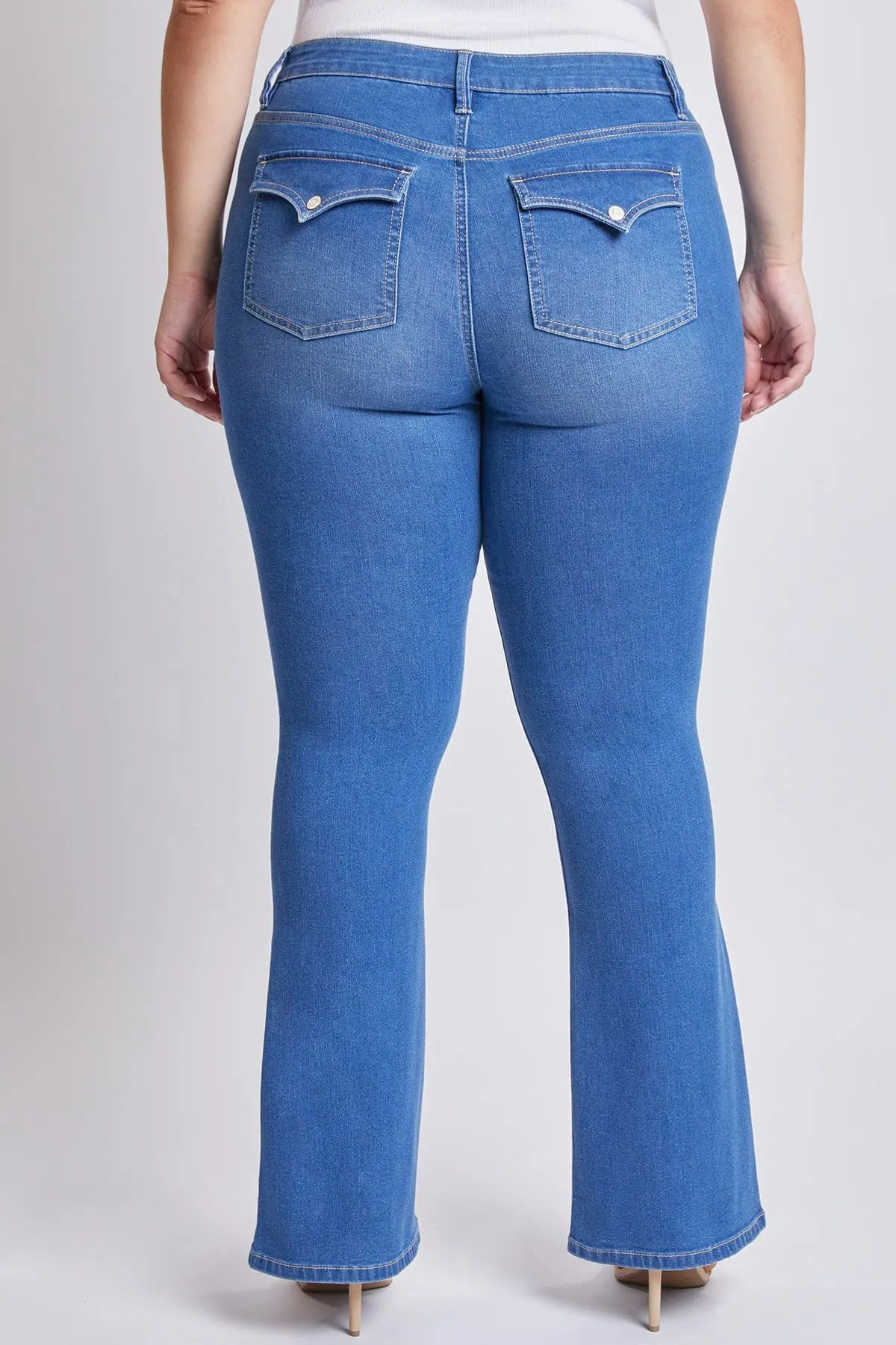 Women's Plus Size Sustainable Mid Rise Bootcut Jeans