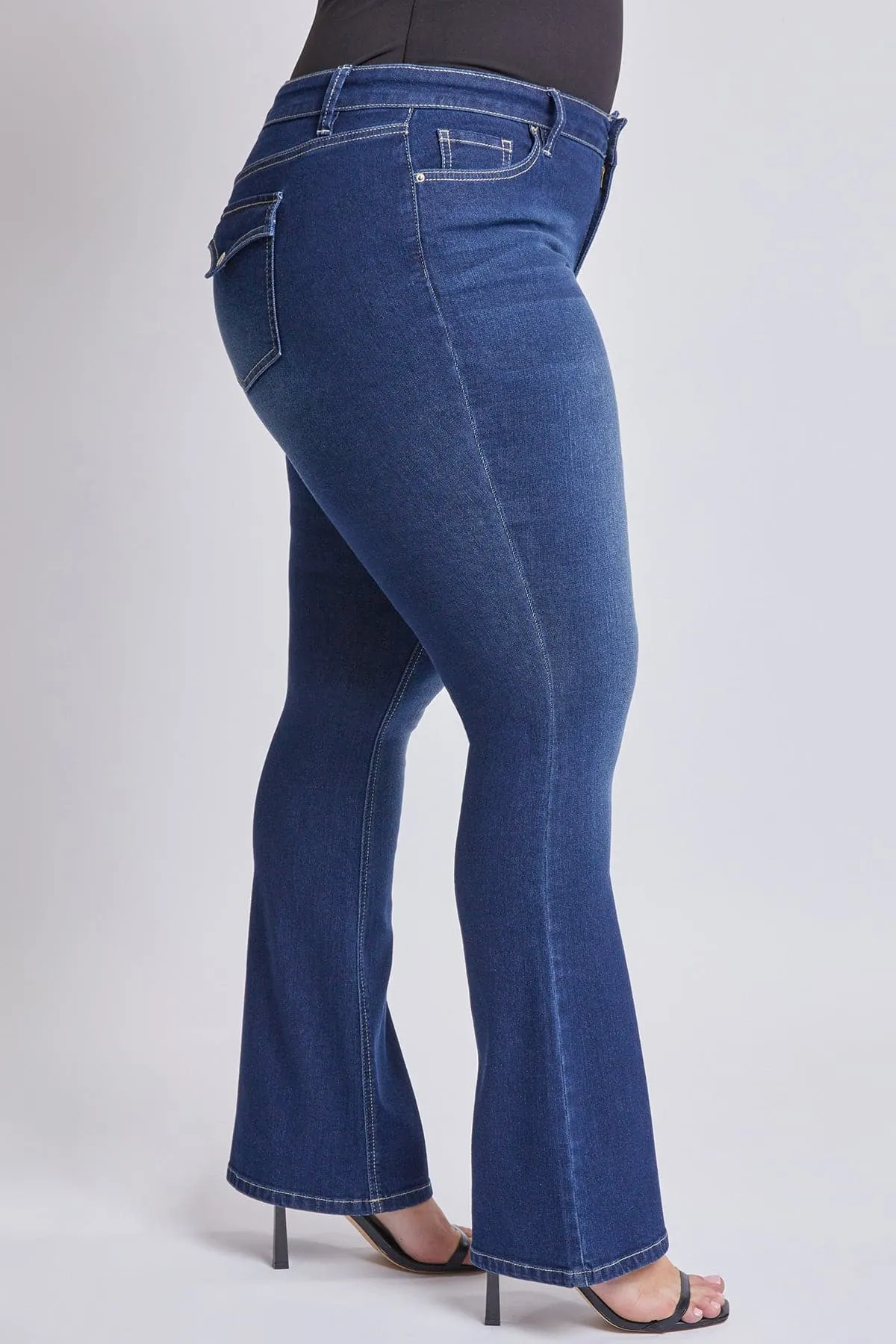 Women's Plus Size Sustainable Mid Rise Bootcut Jeans