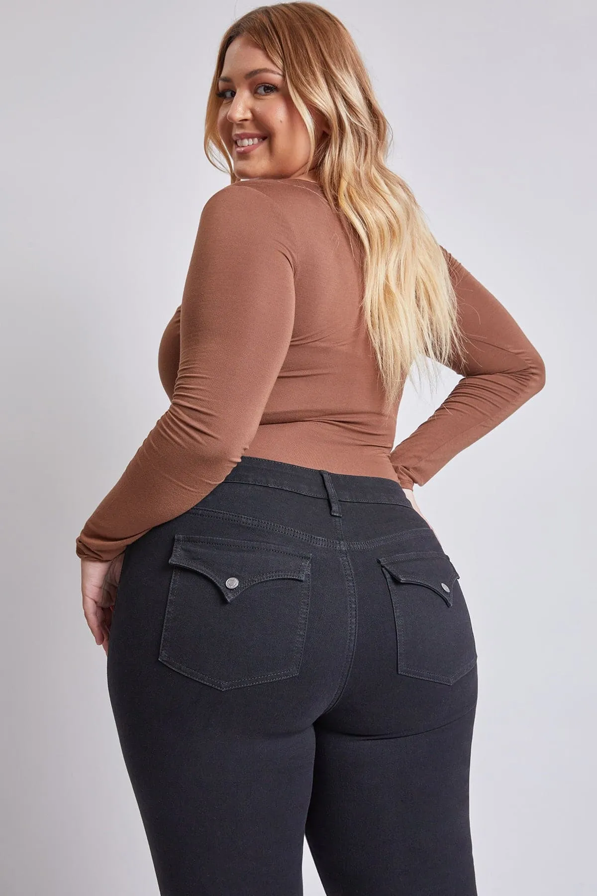 Women's Plus Size Sustainable Mid Rise Bootcut Jeans