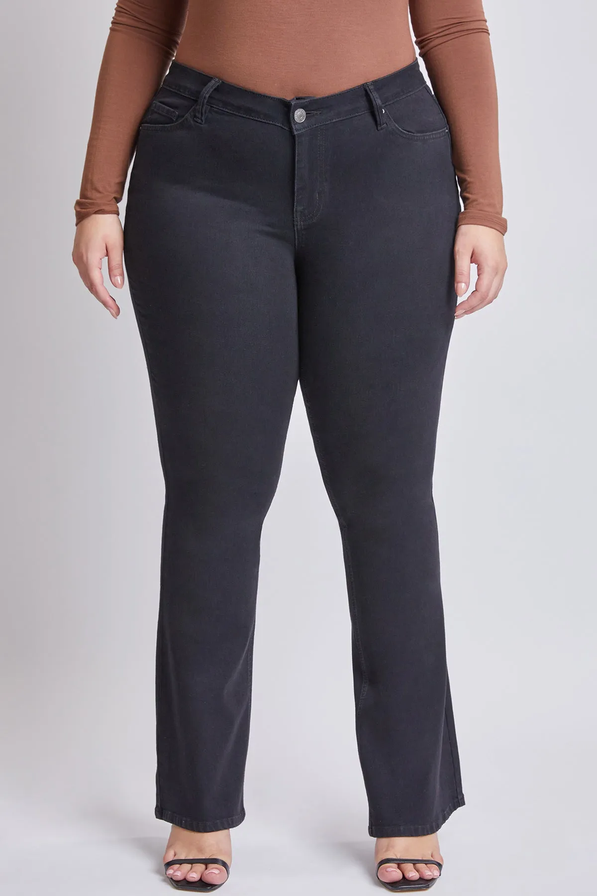 Women's Plus Size Sustainable Mid Rise Bootcut Jeans
