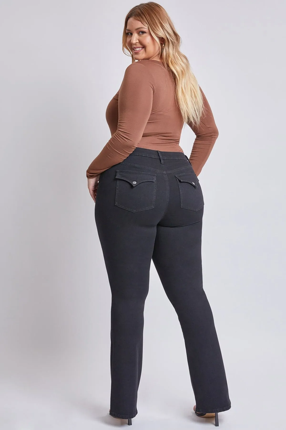 Women's Plus Size Sustainable Mid Rise Bootcut Jeans